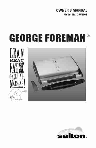 George Foreman Kitchen Grill GRV160S-page_pdf